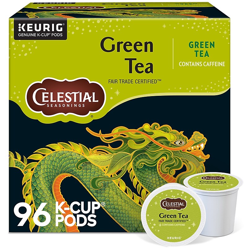 Celestial Seasonings Green Tea, Keurig® K-Cup® Pods, 96/Carton (14734) image 1