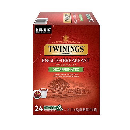 Twinings English Breakfast Decaf Black Tea, Keurig® K-Cup® Pods