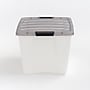 Iris 53 Quart Stack and Pull Plastic Latching Storage Bin, Clear (500211)~#|#~8FAC51D9-1513-46E9-A13841FFA5FF1A81_sc7