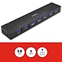 Staples TECH 7-Port USB 3.0 Hub, Black (ST62371)~#|#~8FAD8812-7FB6-4443-ADD969536A2297B7_sc7