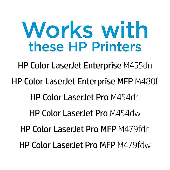 HP 414X Cyan High Yield Toner Cartridge, Print Up to 6000
