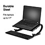 Staples TECH 14.75 x 11.25 Steel Adjustable Laptop Stands, Black (51232)~#|#~8FB5EC1C-F9AF-419C-A8E41638191117F8_sc7
