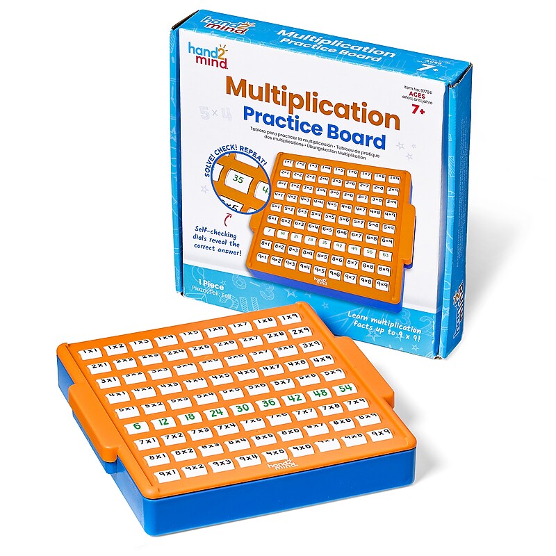 hand2mind Multiplication Practice Board (97784) image 1