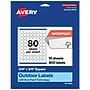 Avery Square Laser Multipurpose Labels, 0.75" x 0.75", White, 800/Pack (19479399464)~#|#~8FC17E2D-ED9E-4D26-B9CAE17BC114E4DC_sc7