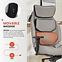 Sharper Image Algrove Comfort-X Ergonomic Swivel Executive Massage Chair, Gray/Black (60117-GRYBLK)~#|#~8FC20154-EBB1-45E8-B1798D43F72C3293_sc7