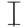 Flash Furniture TopGuard 24" Round Wood Dining Table with X-Base, Black Faux Marble/Black Base (STRD24BMAT2222B)~#|#~8FC3D357-BFFD-4C6B-A527CFA3BB84FEEA_sc7