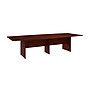 Bush Business Furniture 120W x 48D Boat Shaped Conference Table with Wood Base, Hansen Cherry (99TB12048HCK)~#|#~8FC5DCF3-FB86-4CC2-9B32B5BF9E91DE1B_sc7