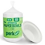 Perk™ Eco Compostable Paper Bowls, 12 Oz., White, 125/Pack (PK61285)~#|#~8FC6E847-E8C4-48FA-AE633BAB697FC0C7_sc7