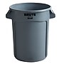 Rubbermaid Brute Plastic Trash Can with Lid, Gray, 32 gal. (FG263200GRAY)~#|#~8FCA9B35-563F-4F43-B4A79B830B418006_sc7