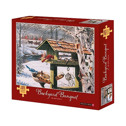 Willow Creek Backyard Banquet 1000Piece Jigsaw Puzzle (48673) Staples