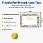 Avery Adhesive Name Tags, Pre-printed Floral Gold Hello Design~#|#~8FD5DDE4-6F69-4F74-88AAC29547EEA6E4_sc7
