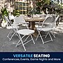 Flash Furniture HERCULES™ Plastic Armless Folding Chair With Fan Back, White, 40/Pack (40LEL4WHITE)~#|#~8FD90795-B88D-4F1E-9050DDE0B8EB23D4_sc7