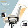Click365 Ergonomic Velvet Swivel Executive Chair, Gray (CCHR10024C)~#|#~8FDC2F5C-ABF3-403A-841292209593A153_sc7