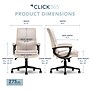 Click365 Ergonomic Velvet Swivel Executive Chair, Taupe (CCHR10024D)~#|#~8FE4D474-466C-49A2-B2AA0017C5AE96A7_sc7