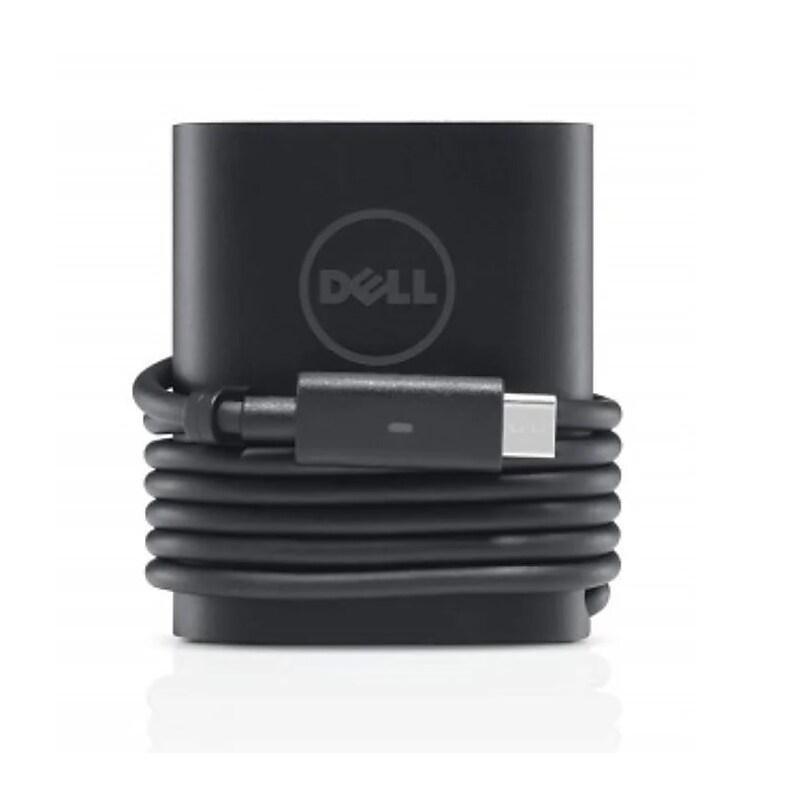 Dell 30W USB-C Power Adapter For Dell Latitude, Venue, XPS 12 and XPS 13 Laptop, Black (F17M7) image 1