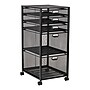 Mind Reader 5-Drawer Mobile Cart with Drawers Laundry Organizer Utility Cart with Wheels, Metal, Black (5TWHEEL-BLK)~#|#~8FECE520-2A09-4AB3-90797545F46D58F7_sc7