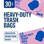 Perk™ 33 Gallon Kitchen Trash Bag, Low Density, 1.1 mil, Black, 30 Bags/Box (PK56747)~#|#~8FF260D7-417B-4507-8CE033AF57FE64F4_sc7