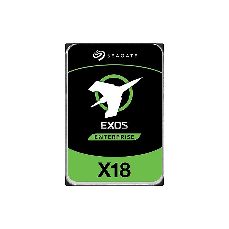 Seagate Exos X18 14TB 3.5" SATA Internal Hard Drive (ST14000NM000J) image 1