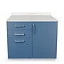 Viva Comfort 36.32'' H x 36" L Exam Room Medical Cabinet, 3-Drawers, Blueberry (902BASE36NSBL)~#|#~8FFDA6A5-2260-4909-9FEE9B4AD42F7762_sc7