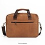 SaharaCase Leather Briefcase, Laptop Compatible, Light Brown (LT00083)~#|#~8FFFB717-A59B-47A2-B92A449FC3C8B9FC_sc7