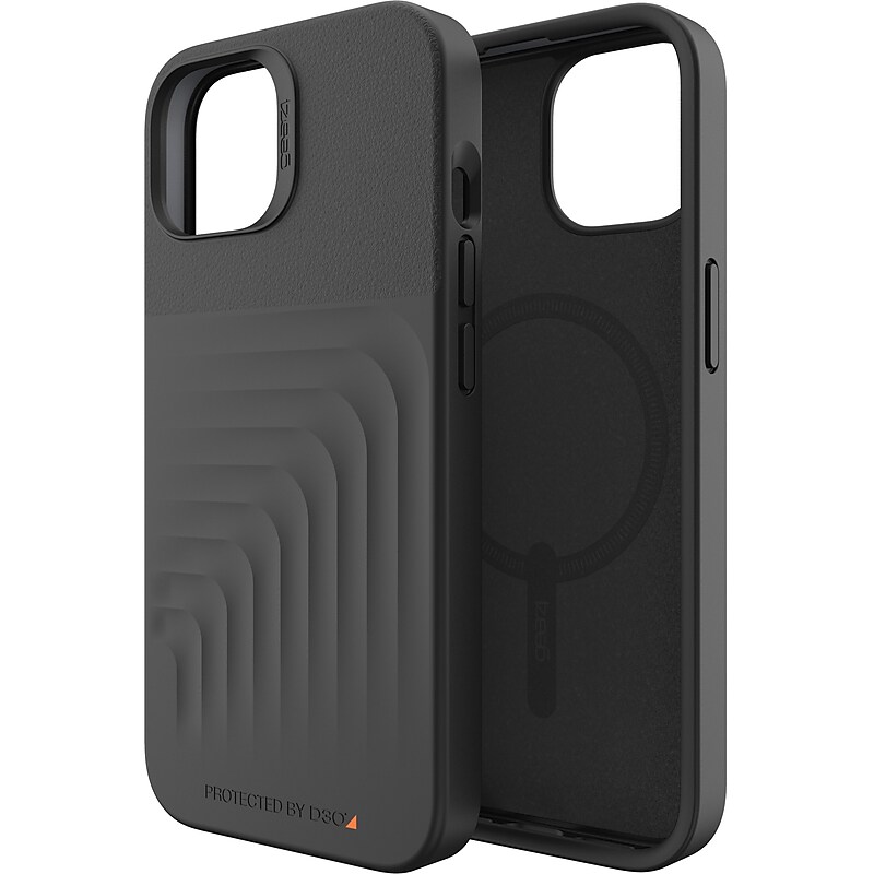 GEAR4 Brooklyn Snap Phone Case for iPhone 14, Black (702009998) image 1