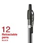 Staples ProGel™ Retractable Gel Pen, Extra Fine Point, 0.5mm, Black Ink, Dozen (ST63009)~#|#~90082E02-855B-4474-BEBAC9F1A12FCA43_sc7