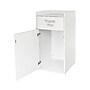 Alpine Industries Wood Trash Can, 40 Gallon, White, 2/Pack (476-WHI-2PK)~#|#~90085826-392A-4AFD-BE5FE9B3F622AF76_sc7