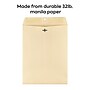 Staples 10 x 13 Heavy‑Duty Clasp Catalog Envelopes, 32 lb Manila Kraft, Reinforced Metal Clasp & Gummed Seal, 100/Box~#|#~900C7171-E213-4AEF-9F779A9CF4C65C44_sc7