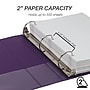 Samsill Durable 2" View Binders, D-Ring, Made in USA, Assorted Fashion Colors, 4/Pack (MP46469)~#|#~900D367A-77ED-4932-87C49DBD55B3B86A_sc7