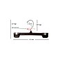 Nahanco 10" Plastic Snap Grip Skirt/Slack Hanger, Chrome Hook, Black, 200/Pack (2686-10)~#|#~900F9E20-E3BD-4953-AD53B5CF5C467C19_sc7