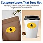 Avery Laser/Inkjet Oval Multipurpose Labels, 1-1/8" x 2-1/4", Bright Yellow, 210/Pack (94054)~#|#~9010212E-1C6B-44CF-ACE1C4F922D0AB6D_sc7