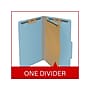 Medical Arts Press Pressboard Classification Folder, 1 Divider, 2" Expansion, Legal Size, Blue, 10/Box (DV-T52-14-3BLU)~#|#~901526C5-699F-4F92-B03F7773F874A241_sc7