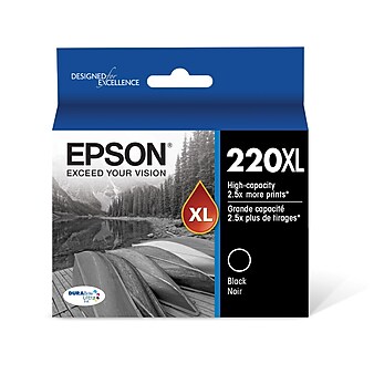 Epson T220XL Black High Yield Ink Cartridge (T220XL120-S)