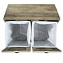 Household Essentials  2-Section Tilt-Out Laundry Sorter Cabinet, Ashwood (HE1038)~#|#~9016292D-39A2-4FA1-9A83128528800CE6_sc7
