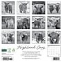 2027 Willow Creek Highland Cows B&W 12" x 12" Monthly Wall Calendar (60674)~#|#~90176859-B80A-466B-B2FBEE154A15AA4D_sc7