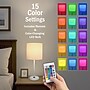 Simple Designs 19.5" LED Table Lamp, White (LT2024-WOW-CCLB)~#|#~901A33D4-CB8A-4EE6-A72FACCF40E05FDE_sc7