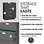 HON Brigade 600 Series 4-Drawer Lateral File Cabinet, Locking, Charcoal, Letter/Legal, 42"W (H694LS)~#|#~901A7AC5-EF75-420C-B6900E90BD7F76E3_sc7