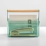 mDesign 2-Compartment Plastic Desk Organizer, Sand/Natural (26056)~#|#~901C15CF-67B0-4C05-A226886120DE81F8_sc7