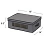 Household Essentials Storage Chest, Gray (52531-1)~#|#~901D9749-505A-47B9-A41CADE45D48BDBD_sc7
