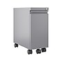 Hirsh 2-Drawer Mobile Vertical File Cabinet, Letter/Legal Size, Lockable, 21.75"H x 10"W x 19.88"D, Arctic Silver (24045)~#|#~901DDC36-AA36-4CFC-9301AD6886439122_sc7