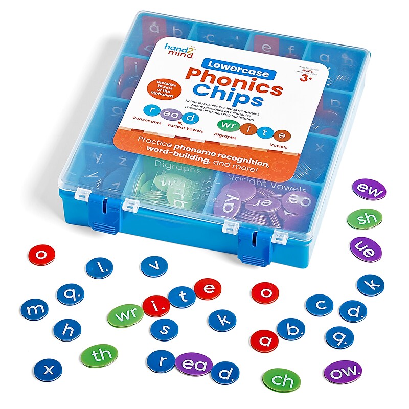 hand2mind Lowercase Phonics Chips (96983) image 1