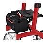 Medline European-Style Folding Rollator, Adult, Red (MDS86880R)~#|#~90263D23-B823-443A-AB840A42D3A7A05C_sc7