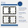 Avery Rectangle Laser/Inkjet Multipurpose Labels, 4" x 3-1/3", White, 40/Pack (19479370857)~#|#~902971E7-BA27-4880-A6403E6D15733B26_sc7