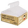 Nahanco Plastic Clothes Hangers, White, 24/Pack (TBWHU)~#|#~902FA708-2F04-422C-A37E200CC6FF78B4_sc7