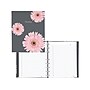 Blueline Pink Daisy NotePro Professional Notebooks, 7.25" x 9.25", College Ruled, 75 Sheets, Gray/Silver (A6016.01)~#|#~90314711-E966-4D3A-A687E1E67FE51657_sc7