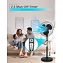 Black & Decker 18" Oscillating Pedestal Fan, 3-Speed, Black (BFSR18"B)~#|#~9034D414-D4E0-496E-9144096971EA227D_sc7