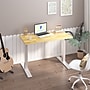 FlexiSpot E7 Commercial 48''W Electric Adjustable Standing Desk, Rubberwood/White (E7WCOM4824-RW)~#|#~9038D10F-2B03-468F-A38EFE1AEE2586F8_sc7