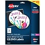 Avery Inkjet Full Face CD Labels, Matte White, 2 Labels/Sheet, 20 Sheets/Pack, 40 Labels/Pack (8960)~#|#~9039C759-4760-478D-9954475538BDE880_sc7