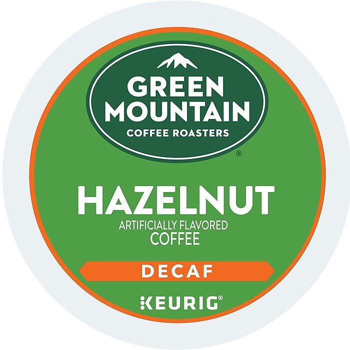 Green Mountain Hazelnut Decaf Coffee Keurig® K-Cup® Pods, Light