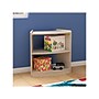 Flash Furniture Bright Beginnings 2-Section Open Corner Storage Unit, 24.5"H x 24"W x 11.75"D, Brown (MK-KE24060-GG)~#|#~90430B72-EE58-4250-895A812AE4FE17CE_sc7